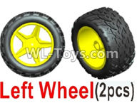 Wltoys L229 Spare Parts-11-02 1565 Left Wheel unit(2 set)-Yellow,Wltoys L229 Rc Car Spare Parts Replacement Accessories,1:10 L229 RC Racing Car Trcuk parts