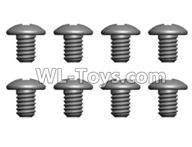 Wltoys L229 Spare Parts-29-02 0554 Pan head Cross recessed screws(8PCS)-ST2.3X4PB,Wltoys L229 Rc Car Spare Parts Replacement Accessories,1:10 L229 RC Racing Car Trcuk parts