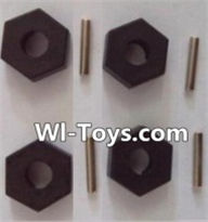 Wltoys L323 Hexagonal round seat,Hexagon Wheel Seat(4pcs),Wltoys L323 RC Car Spare Parts Replacement Accessories,Wltoys 1/10 Scale 4wd,2.4G L323 rc racing car Parts,On Road Drift Racing Truck Car Parts