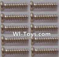 Wltoys L323 Countersunk self tapping screws(10pcs)-1.7x8KB,Wltoys L323 RC Car Spare Parts Replacement Accessories,Wltoys 1/10 Scale 4wd,2.4G L323 rc racing car Parts,On Road Drift Racing Truck Car Parts