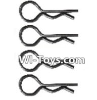Wltoys L323 K939-49 R-Shape Pin(4pcs)-1x16.5MM,Wltoys L323 RC Car Spare Parts Replacement Accessories,Wltoys 1/10 Scale 4wd,2.4G L323 rc racing car Parts,On Road Drift Racing Truck Car Parts