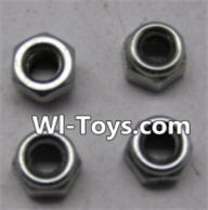 Wltoys L323 L959-65 M4 lock nut(4pcs),Wltoys L323 RC Car Spare Parts Replacement Accessories,Wltoys 1/10 Scale 4wd,2.4G L323 rc racing car Parts,On Road Drift Racing Truck Car Parts