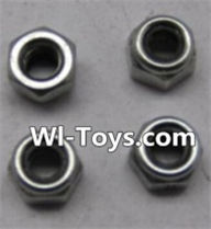 Wltoys L323 A929-95 M3 Lock nut(4pcs),Wltoys L323 RC Car Spare Parts Replacement Accessories,Wltoys 1/10 Scale 4wd,2.4G L323 rc racing car Parts,On Road Drift Racing Truck Car Parts