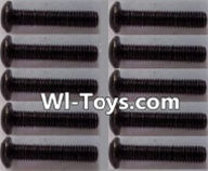 Wltoys L323 A929-72 pan head Hexagon head screws(10pcs)-M3x16TMHO,Wltoys L323 RC Car Spare Parts Replacement Accessories,Wltoys 1/10 Scale 4wd,2.4G L323 rc racing car Parts,On Road Drift Racing Truck Car Parts