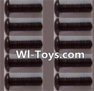 Wltoys L323 A929-74 pan head Hexagon head screws(10pcs)-M3x12TMHO,Wltoys L323 RC Car Spare Parts Replacement Accessories,Wltoys 1/10 Scale 4wd,2.4G L323 rc racing car Parts,On Road Drift Racing Truck Car Parts