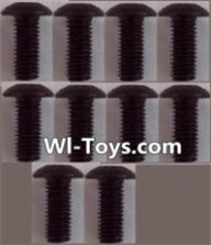 Wltoys L323 A929-81 pan head Hexagon head screws(10pcs)-M3x8TMHO,Wltoys L323 RC Car Spare Parts Replacement Accessories,Wltoys 1/10 Scale 4wd,2.4G L323 rc racing car Parts,On Road Drift Racing Truck Car Parts