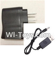 Wltoys L929 USB-TO-Socket conversion plug & USB Charger wire,Wltoys L929 Mini RC Car parts,1:24 rc car and rc racing car Parts