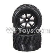 Wltoys L979 L222 Front Tire(2pcs),WLtoys L979 1:18 rc Drift Car Spare Parts desert Off Road Buggy parts