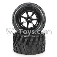 Wltoys L979 L222 RC Buggy Rear Tire(2pcs),WLtoys L979 1:18 rc Drift Car Spare Parts desert Off Road Buggy parts