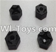 Wltoys L979 L222 Hexagon Wheel Seat(4pcs),WLtoys L979 1:18 rc Drift Car Spare Parts desert Off Road Buggy parts