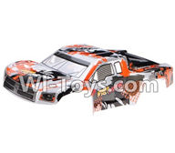 Wltoys L979 L222 Body Shell cover,Car Canopy,Car shell-Red,WLtoys L979 1:18 rc Drift Car Spare Parts desert Off Road Buggy parts