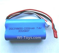 Wltoys L979 Upgrade Battery,Wltoys L969 Battery 2200mAh 7.4v Red JST Plug-Battery(Can only be Used for L979)
