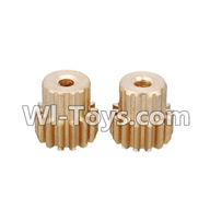 Wltoys L979 L222 Motor Gear 14T(2pcs),WLtoys L979 1:18 rc Drift Car Spare Parts desert Off Road Buggy parts