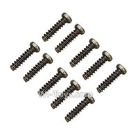 Wltoys L979 L222 Round Head Screw Set 2.6x10mm(10PCS),WLtoys L979 1:18 rc Drift Car Spare Parts desert Off Road Buggy parts