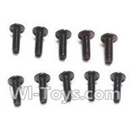 Wltoys L979 L222 Round Head Screw PWA Screw 2.5x6mm(10pcs),WLtoys L979 1:18 rc Drift Car Spare Parts desert Off Road Buggy parts