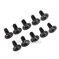 Wltoys L979 L222 Round Head Scre PWA Screw 2.6x6mm(10pcs),WLtoys L979 1:18 rc Drift Car Spare Parts desert Off Road Buggy parts