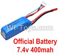 Wltoys P929 RC Batteries,WLtoys 7.4V 400mAh For WLtoys P929 1:28 rc Drift Car Parts P929 RC desert Off Road Buggy parts