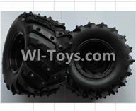 Wltoys P949 P949-02 Rear Wheel unit(2pcs),Wltoys P949 RC Tractor Car Spare Parts Replacement Accessories,1:10 Scale 4wd P949 RC Tractor Truck parts,RC Tractor Racing car Parts