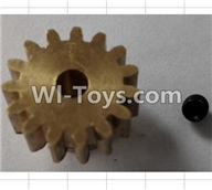 Wltoys P949 P949-26 15T Motor gear set,Wltoys P949 RC Tractor Car Spare Parts Replacement Accessories,1:10 Scale 4wd P949 RC Tractor Truck parts,RC Tractor Racing car Parts