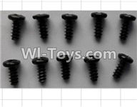 Wltoys P949 P949-35 Round Head self-tapping Screws(10pcs)-M3X7,Wltoys P949 RC Tractor Car Spare Parts Replacement Accessories,1:10 Scale 4wd P949 RC Tractor Truck parts,RC Tractor Racing car Parts