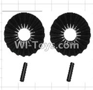 Wltoys P949 K949-44 Reduction gear with shaft(2pcs),Wltoys P949 RC Tractor Car Spare Parts Replacement Accessories,1:10 Scale 4wd P949 RC Tractor Truck parts,RC Tractor Racing car Parts