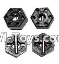 Hosim S912 12mm Hexagonal round Adapter,12mm Hexagonal round Seat(Total 4pcs) Parts-ZJ07,Hosim S912 Parts RC Monster Truck Spare parts