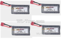 Hosim 9135 Battery-4pcs-QDJ02 Official 7.4V 1000mah battery(4pcs),Hosim 9135 Parts