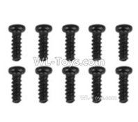 Hosim 9135 LS01 Round head screw(10pcs)-2X7PBHO,Hosim 9135 Parts