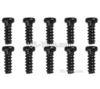 XinLeHong Toys 9138 LS02 Round head screw(10pcs)-2.3x12PBHO,XinLeHong Toys 9138 Parts