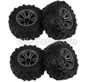Hosim 9136 Whole wheel unit Parts(4pcs)-ZJ02,Hosim 9136 Parts