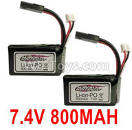 Hosim 9136 Battery-7.4V 800MAH Battery(2pcs)-DJ03,Hosim 9136 Parts
