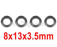 Hosim 9136 Bearing( Parts4pcs)-8X13X3.5mm-WJ10,Hosim 9136 Parts
