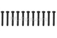 Hosim 9136 screws parts-LS08 Round head screw(10pcs)-2.3x16PBHO,Hosim 9136 Parts