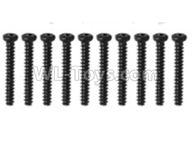 Hosim 9136 screws parts-LS12 Round head screw(10pcs)-2.6x20PBHO,Hosim 9136 Parts