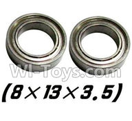 Foxx S911 Bearing 8x13x3.5mm-2pcs Parts-WJ10,Foxx S911 RC Car Parts,S911 foxx v2 1/12 Parts