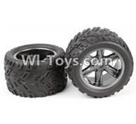 XinleHong Toys 9120 ZJ01 The Left and Right Wheel(Total 2pcs),JYRC XinleHong Toys 9120 Racing Sprint RC Monster Truck Spare parts Accessories,9120 1:12 4WD Brush High Speed Buggy Parts