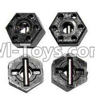 XinleHong Toys 9120 ZJ07 12mm Hexagonal round Adapter,12mm Hexagonal round Seat(Total 4pcs),JYRC XinleHong Toys 9120 Racing Sprint RC Monster Truck Spare parts Accessories,9120 1:12 4WD Brush High Speed Buggy Parts