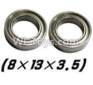 XinleHong Toys 9120 WJ10 Bearing- 8x13x3.5mm-2pcs,JYRC XinleHong Toys 9120 Racing Sprint RC Monster Truck Spare parts Accessories,9120 1:12 4WD Brush High Speed Buggy Parts