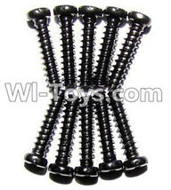 XinleHong Toys 9120 LS06 Round head screws(M2.3x10)-10PCS,JYRC XinleHong Toys 9120 Racing Sprint RC Monster Truck Spare parts Accessories,9120 1:12 4WD Brush High Speed Buggy Parts
