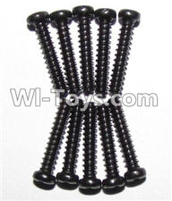 XinleHong Toys 9120 LS07 Round head screws(M2.3x12)-10PCS,JYRC XinleHong Toys 9120 Racing Sprint RC Monster Truck Spare parts Accessories,9120 1:12 4WD Brush High Speed Buggy Parts