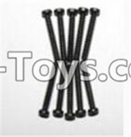 XinleHong Toys 9120 LS08 Round head screws(M2.3x16)-10PCS,JYRC XinleHong Toys 9120 Racing Sprint RC Monster Truck Spare parts Accessories,9120 1:12 4WD Brush High Speed Buggy Parts