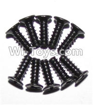 XinleHong Toys 9120 LS09 Round head screws(M2.6x7)-10PCS,JYRC XinleHong Toys 9120 Racing Sprint RC Monster Truck Spare parts Accessories,9120 1:12 4WD Brush High Speed Buggy Parts