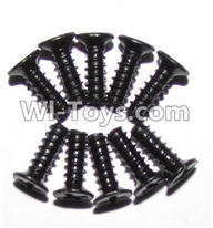 XinleHong Toys 9120 LS10 Round head screws(M2.6x8)-10PCS,JYRC XinleHong Toys 9120 Racing Sprint RC Monster Truck Spare parts Accessories,9120 1:12 4WD Brush High Speed Buggy Parts