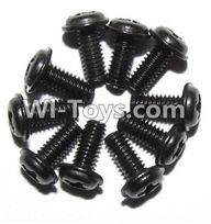 XinleHong Toys 9120 LS14 Round head screws with meson(M2.5x6x5)-10PCS,JYRC XinleHong Toys 9120 Racing Sprint RC Monster Truck Spare parts Accessories,9120 1:12 4WD Brush High Speed Buggy Parts