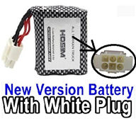 XinleHong Toys S913 9123 New version 9.6V 800MAH Battery with White color plug,JYRC XinleHong Toys S913 9123 RC Monster Truck Spare parts Accessories,S913 9123 1:12 4WD Brush High Speed Buggy Parts