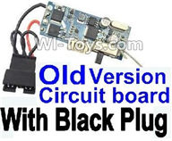 XinleHong Toys 9120 Old version Circuit board With Black Plug,JYRC XinleHong Toys 9120 Racing Sprint RC Monster Truck Spare parts Accessories,9120 1:12 4WD Brush High Speed Buggy Parts