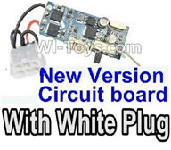 XinleHong Toys S913 9123 New version Circuit board with White plug,JYRC XinleHong Toys S913 9123 RC Monster Truck Spare parts Accessories,S913 9123 1:12 4WD Brush High Speed Buggy Parts