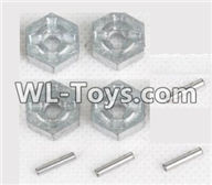 XinleHong Toys 9125 Hexagonal round seat adn Pin(Each 4pcs) Parts-ZJ09,XinleHong 9125 Parts