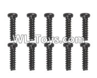 XinleHong Toys 9125 Screws-Pan head Cross recessed screws(10PCS)-2.6×13.5PBHO Parts-LS02,XinleHong 9125 Parts