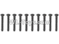 XinleHong Toys 9125 Screws-Pan head Cross recessed screws(10PCS)-2.3×16PBHO Parts-LS08,XinleHong 9125 Parts